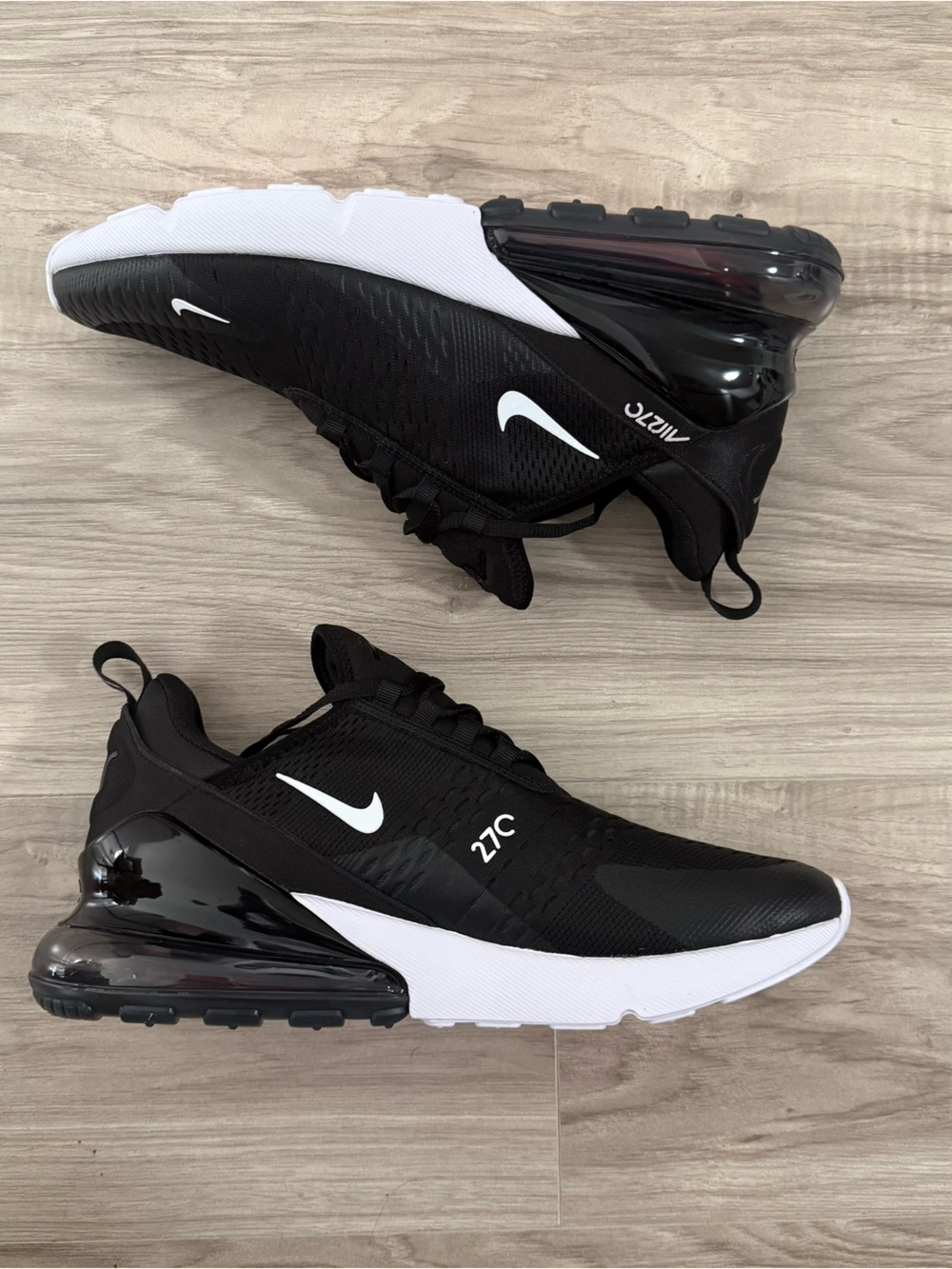 Nike Air Max 270 ‘Black White’ AH8050-002 Size10.5, 11, 12 & 14 men’s NEW